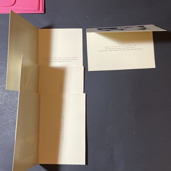 6 Black White VTG Post Cards Women’s Photographs Pink Envelope Stewart Tabori - Picture 3 of 4